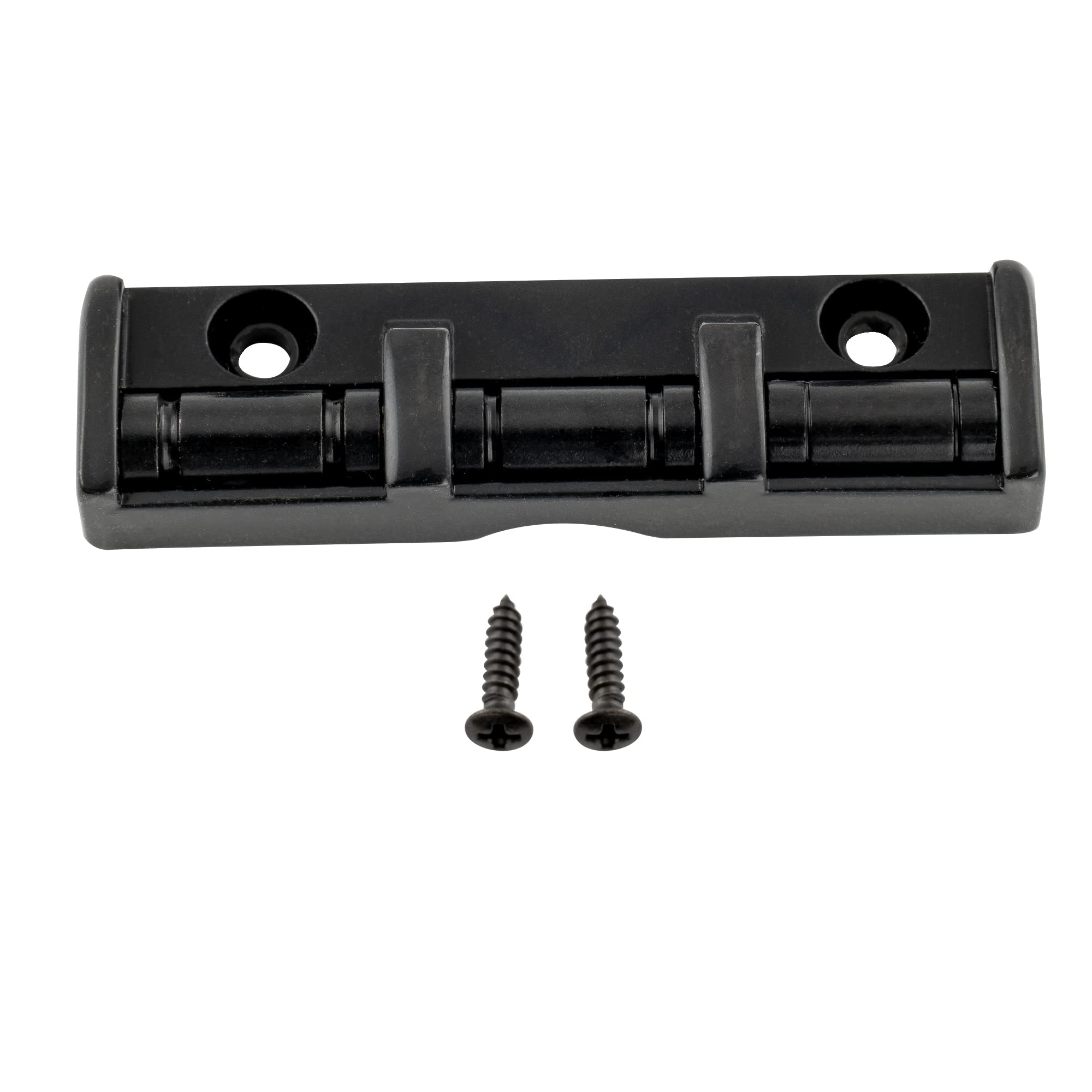 Musiclily Pro 43mm Steel Roller Nut for Strat Tele Style Electric Guitar Black