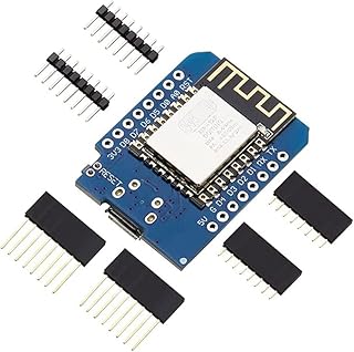 1 Pieces Development Board NodeMcu Mini Wireless D1 Module for ESP8266 ESP-12F 4M Bytes WLAN WiFi Internet Development Board Compatible with Arduino