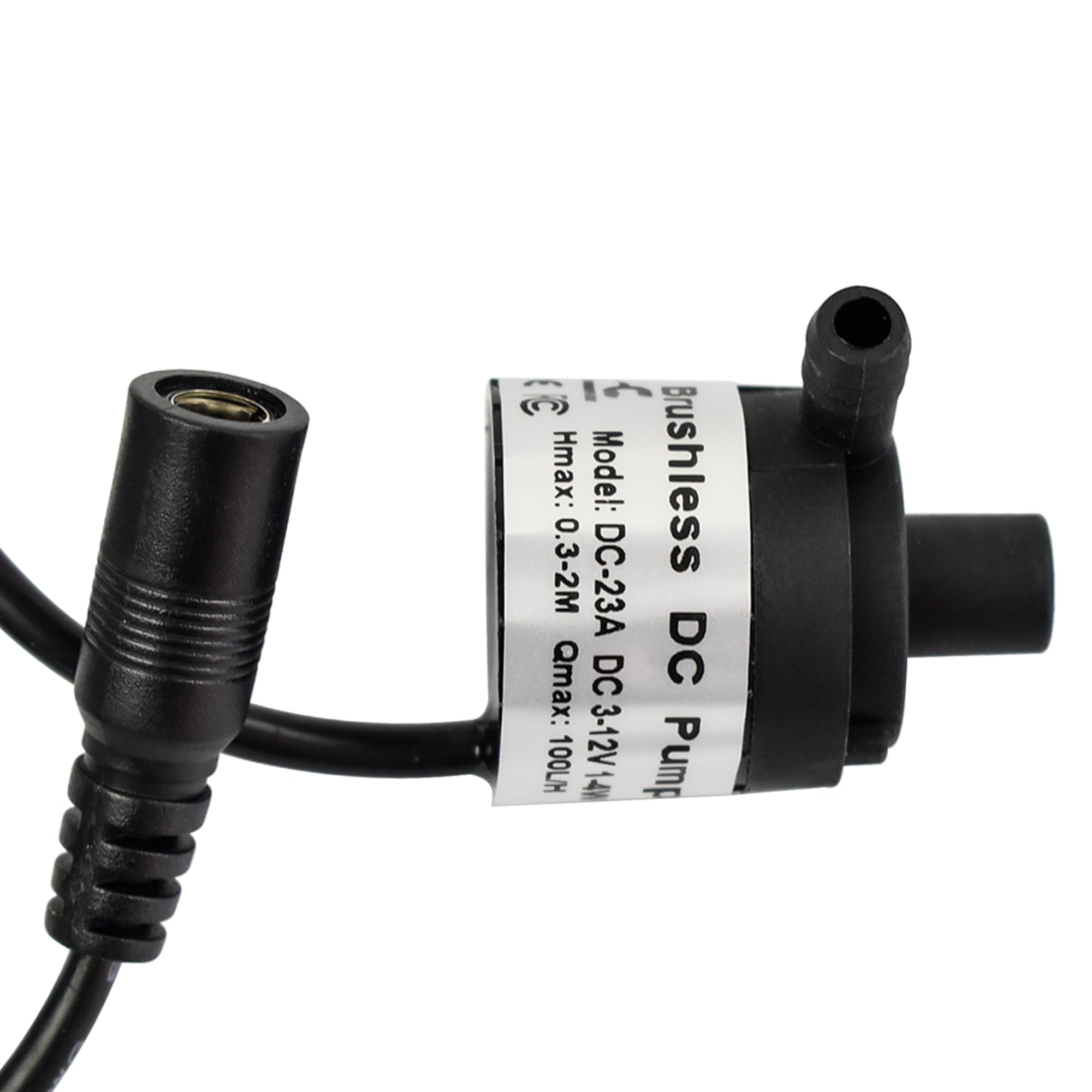 CONQUERALL 2 szt. DC 12 V 3 W 26 GPH 2 m mała pompa obiegowa do akwarium i odpływu kondensatu
