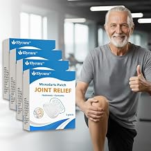 Knee Joint Relief Patches, Microdarts Patch Joint Relief | Wearable Patch Easy Apply Daily Use Lightweight Adhesive Strips for Knee, Back, Neck, Shoulder