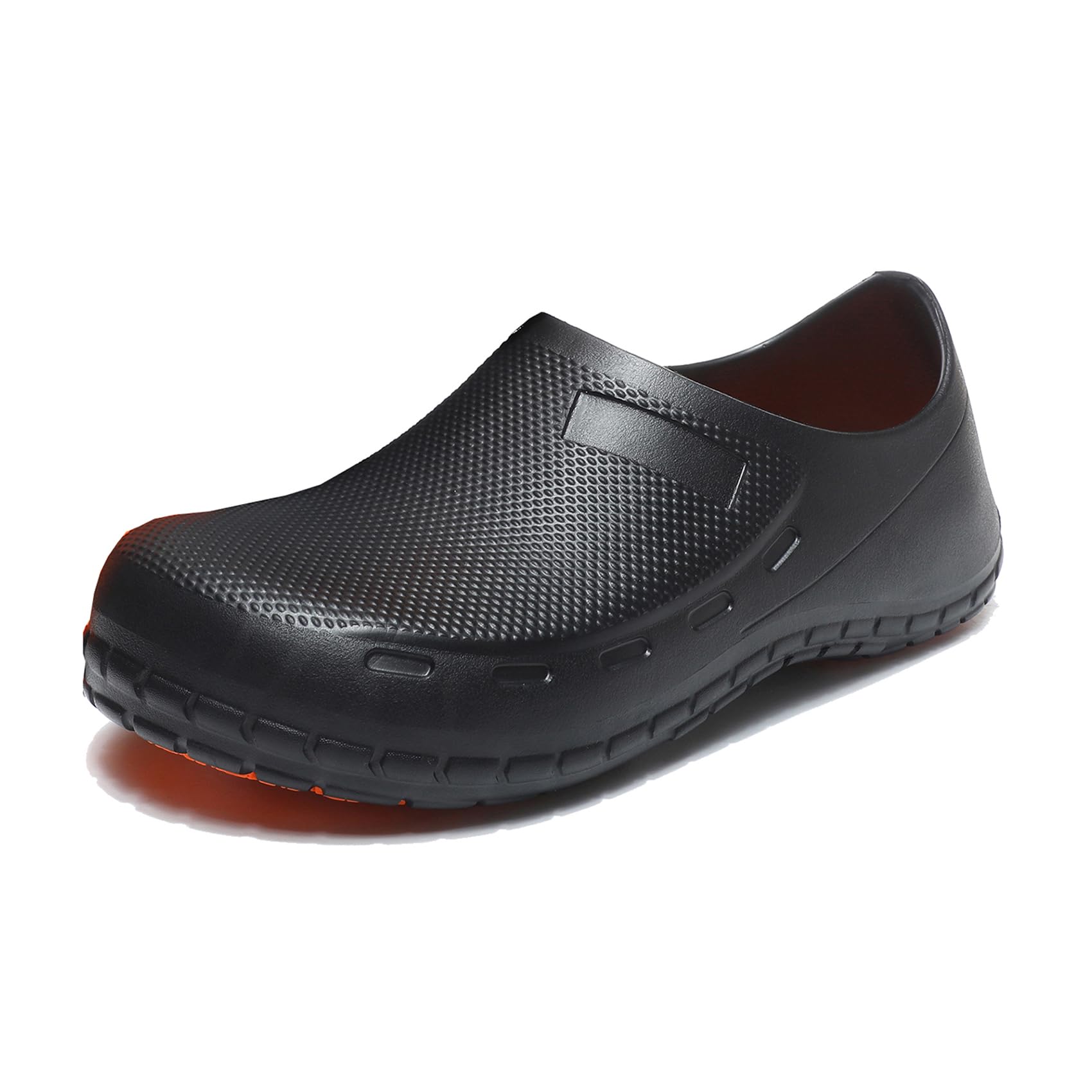JSWEI Chef Shoes for Men - Professional Oil Water Resistant Nursing Chef Shoe，Non-Slip Safety Working Shoes for Kitchen Garden Bathroom Construction