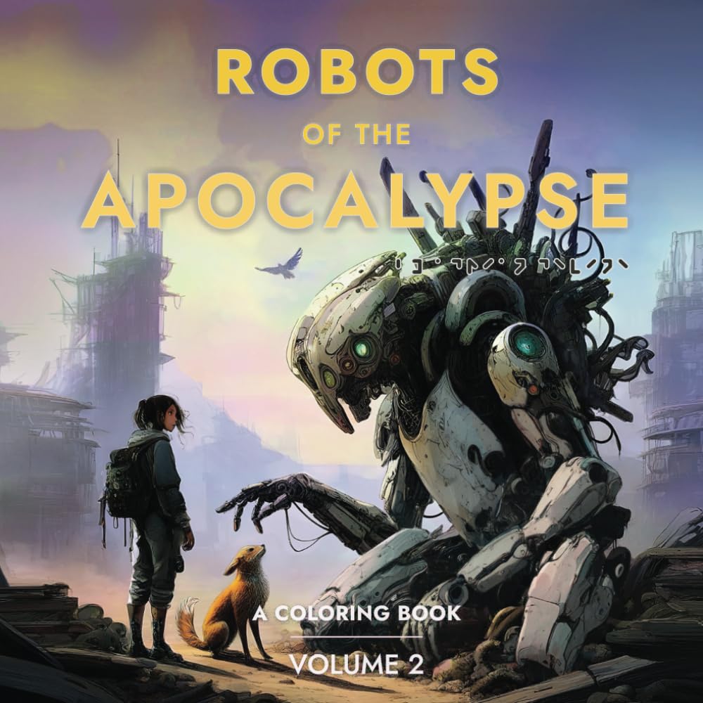 Robots of the Apocalypse - A Coloring Book - Volume 2