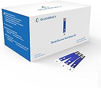 Glucoracy 300 Blood Glucose Test Strips for G-425-2/G-425 Monitors - Accurate, Fast Home Diabetes Testing