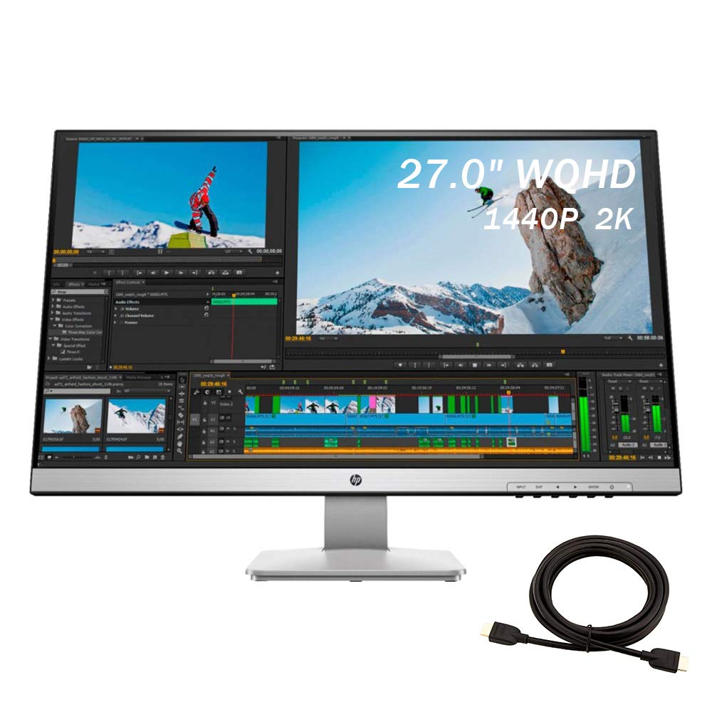 0717-33 HP Pavilion 27q WQHD液晶モニター HDMI