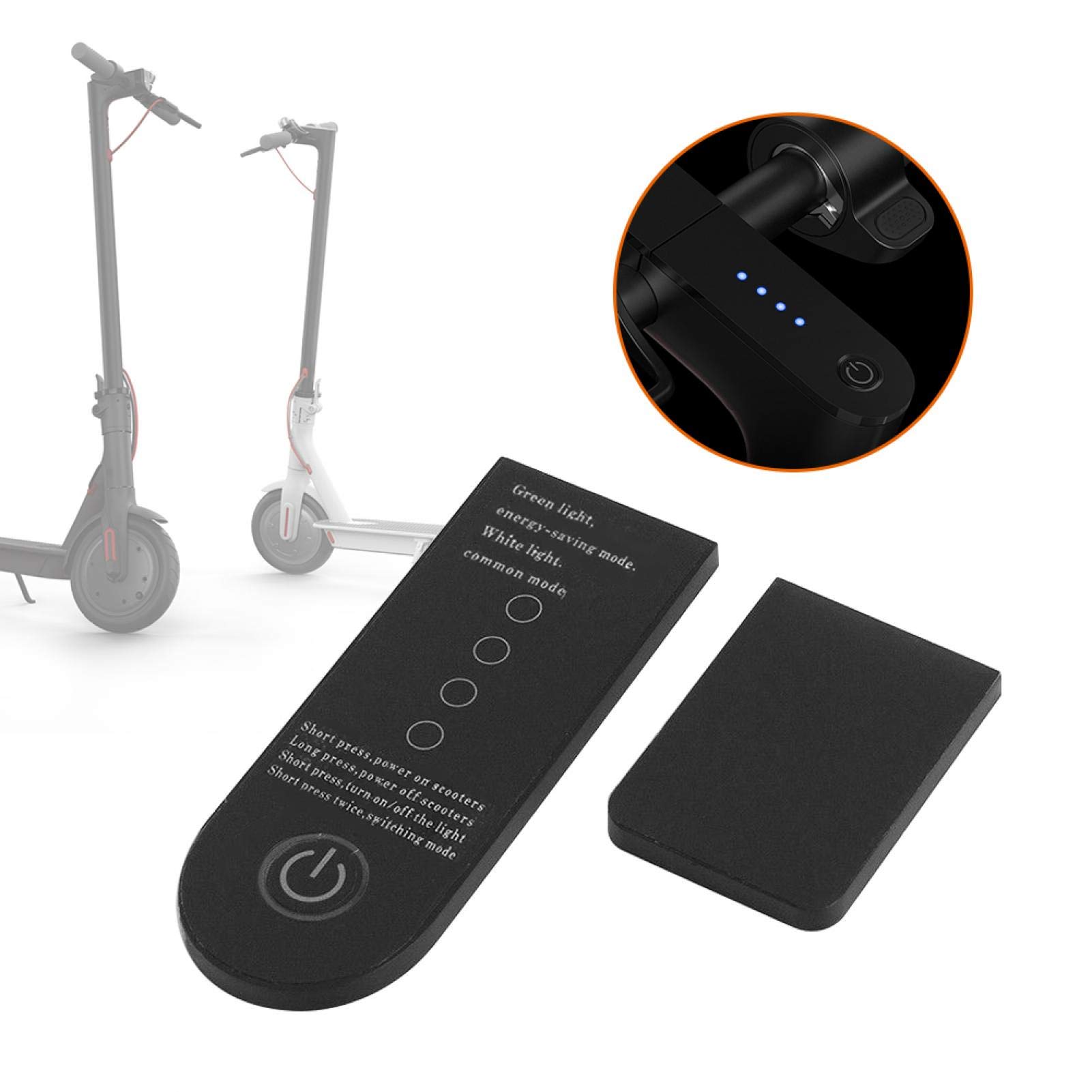 Original Dashboard Replacement for xia0 mi MIJIA M365/Pro Electric Scooter, Upgraded Version Circuit Board and Clear Screen Cover, Electric Scooter Parts Accessories