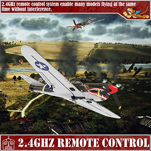 Leambe YKFJ-P-40-1 Rc Plane 4 Channel Remote Control Airplane thumb #3