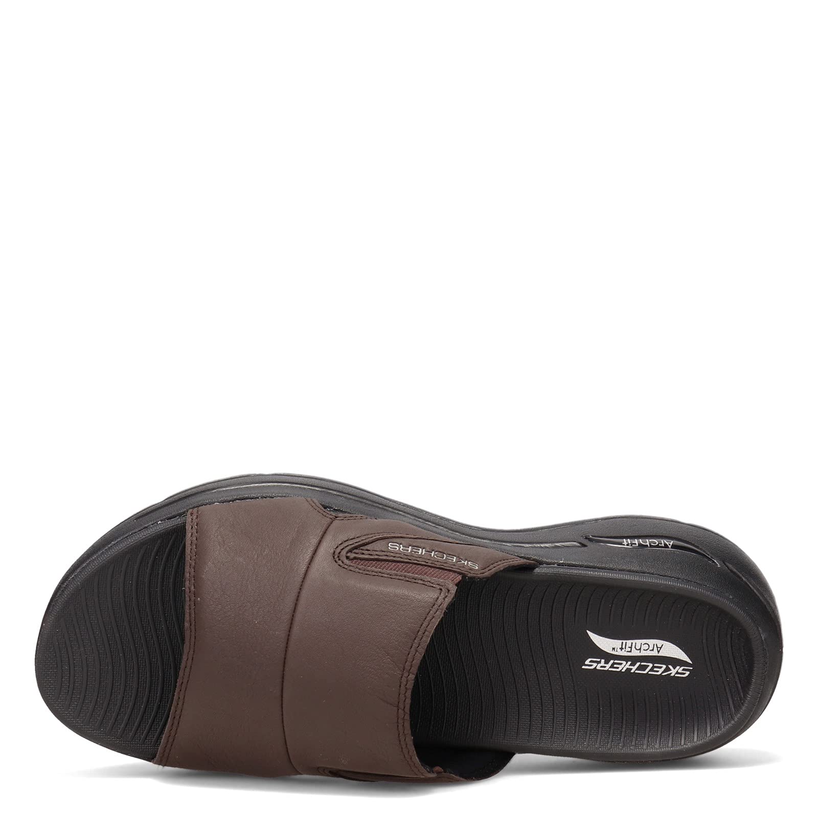 Skechers Men's Go Walk Arch Fit Sandal-229023, Brown, 1 | B2B