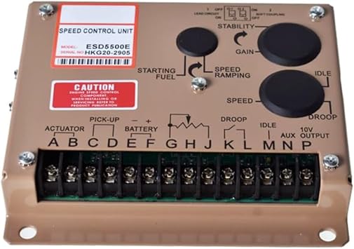 Genset Engine Speed Governor ESD5500E Generator Speed Control Unit Governor