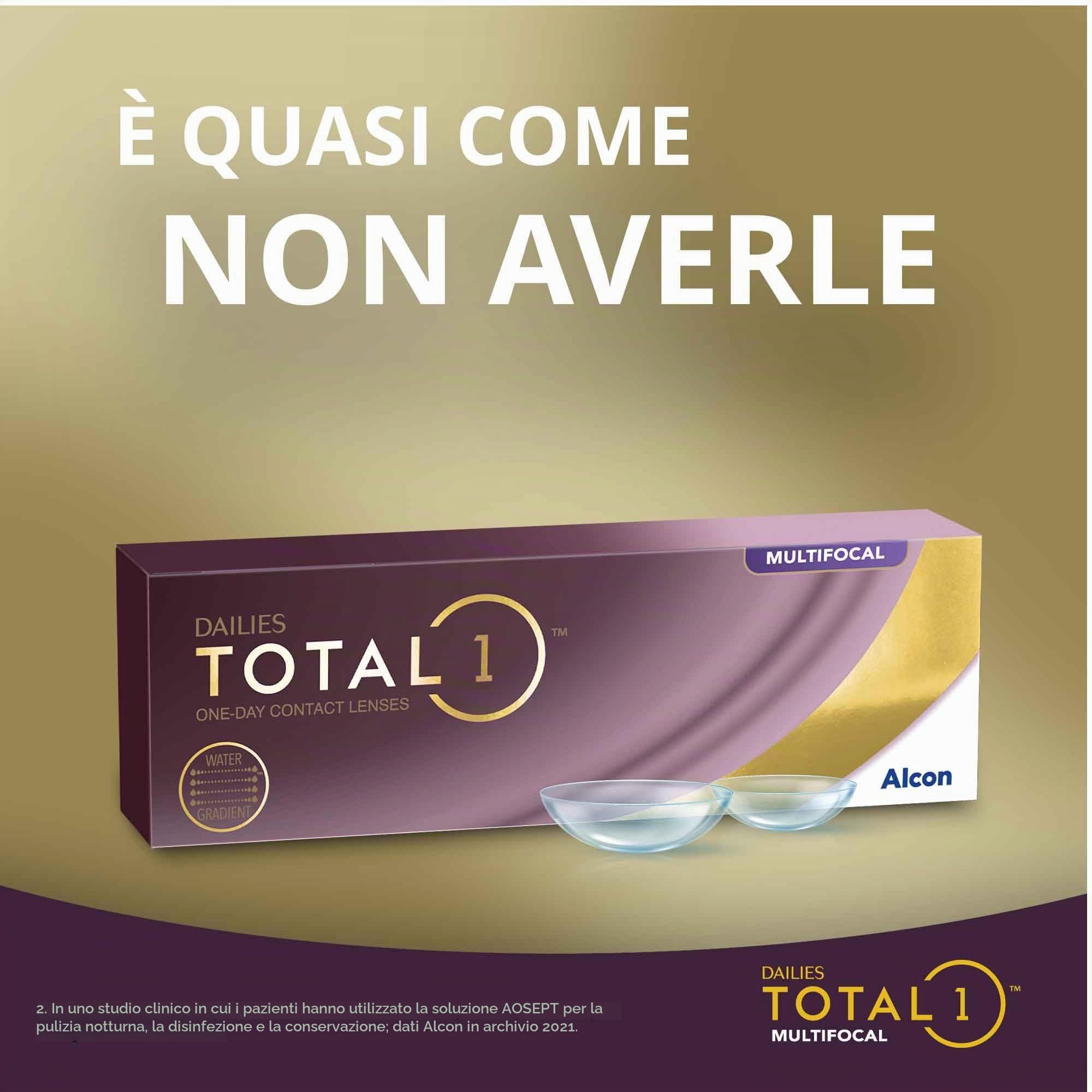 Dailies Total 1 Multifocal lenti a contatto | 30 pz | ADD MED | +02.25 dpt