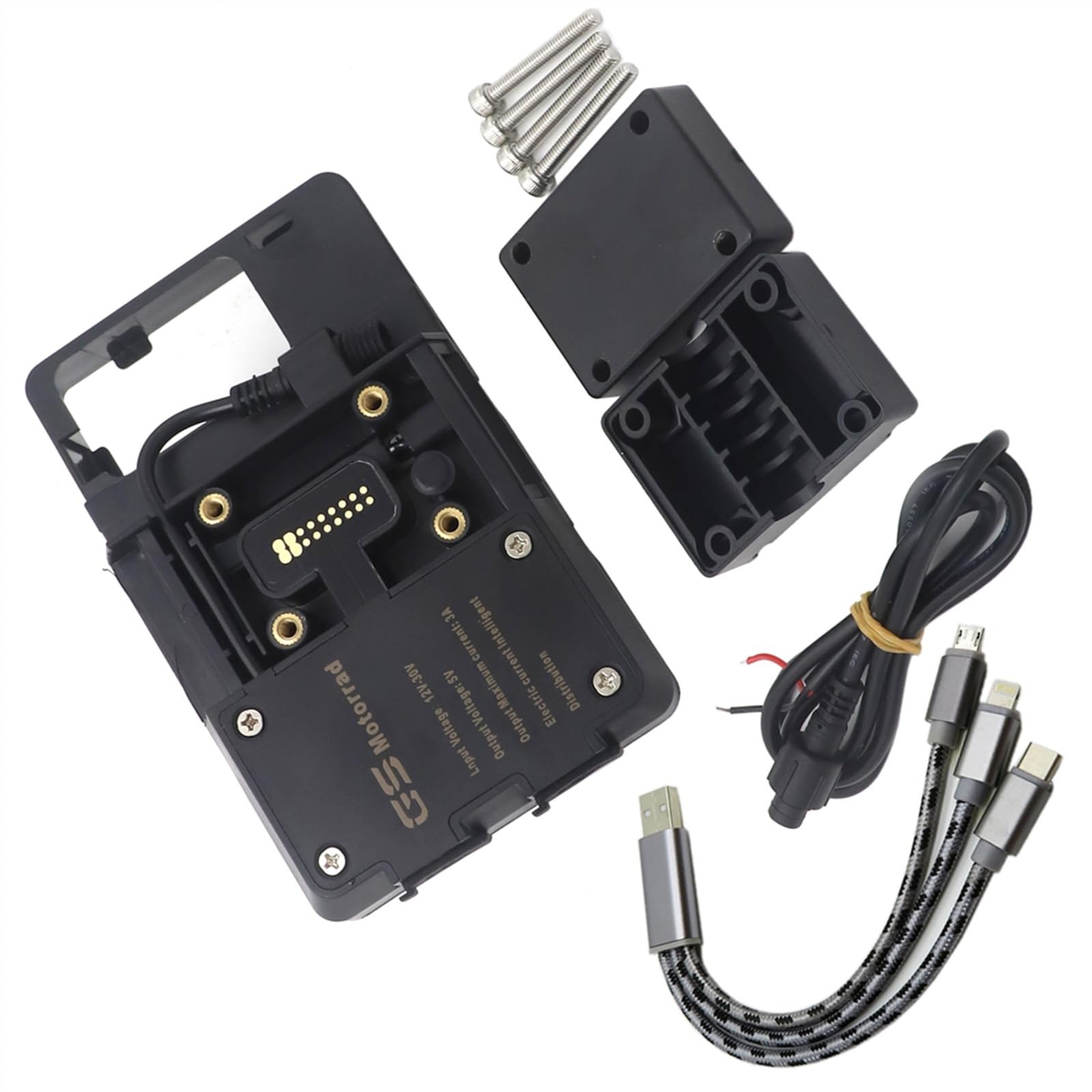 Nkldde Navigation Bracket Motorcycle Accessories For Versys 300X Navigation Frame Modified Bracket For Kawasaki For Versys X300 X-300