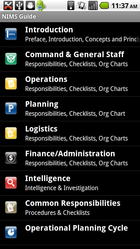 NIMS ICS Guide-Amazonアプリストアのアプリ