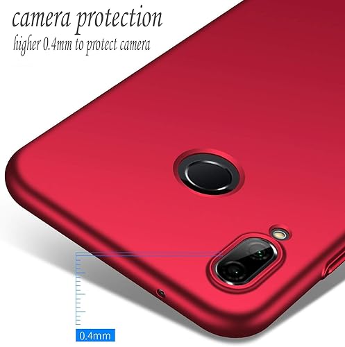 Miniatura 3 de Winpromise Funda para Huawei P20 Lite antiarañazos plástico duradero de alta calidad ultrafina sensación sedosa delgada funda protectora dura para