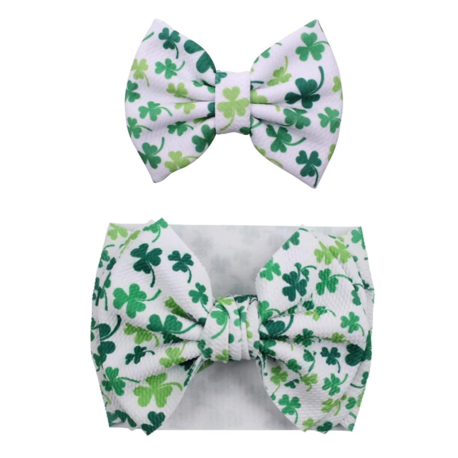 St.Patricks day – 7″ bow Headwrap & 5″ Bow on Clip St.Patricks day – 7″ bow Headwrap & 5″ Bow on Clip