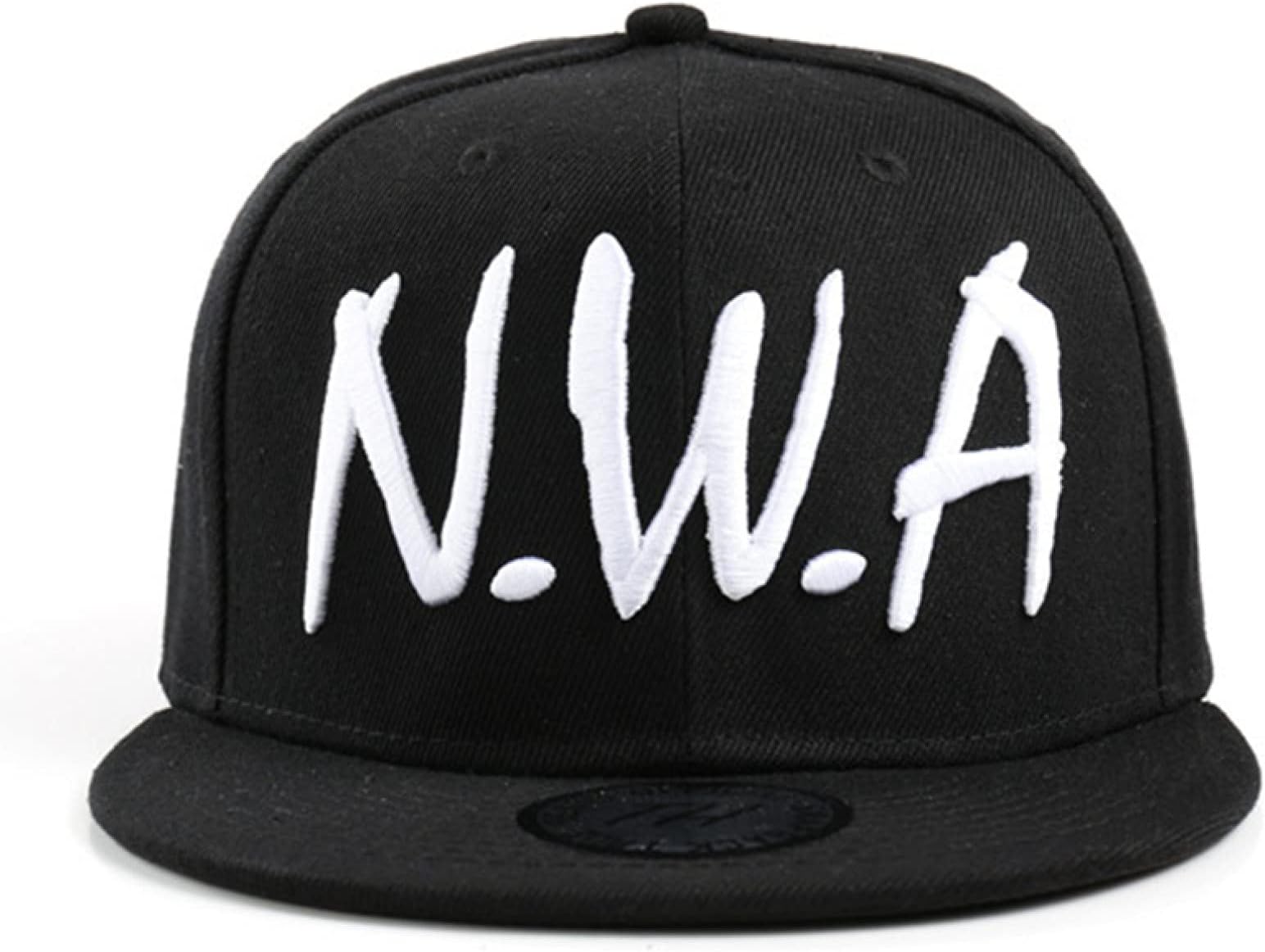zznysmhat New Compton Men&Women Snapback Sport Baseball Cap Vintage Black Nwa Letter Gangsta Hip-Hop Hat