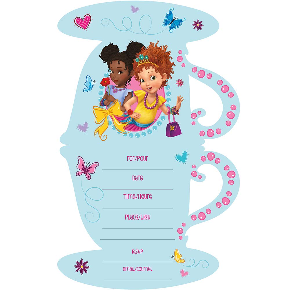 Unique Multicolor Disney Fancy Nancy Invitations (8 Count) - Perfect Invites For Every Enchanted Disney Party & Celebration