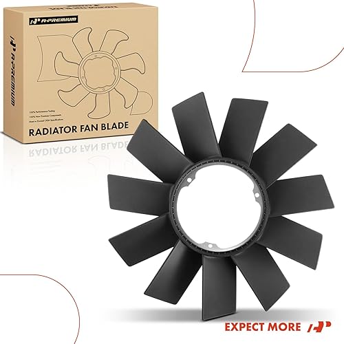 Miniatura 8 de A-Premium Reemplazo de la cuchilla del ventilador del radiador del motor para BMW E32 E34 E39 E36 E46 Z3 E53 323i 325i 328i 525i 530i M3 Z3 X5