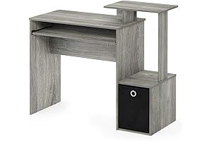 Furinno Econ Tall Multipurpose Home Office Computer Desk