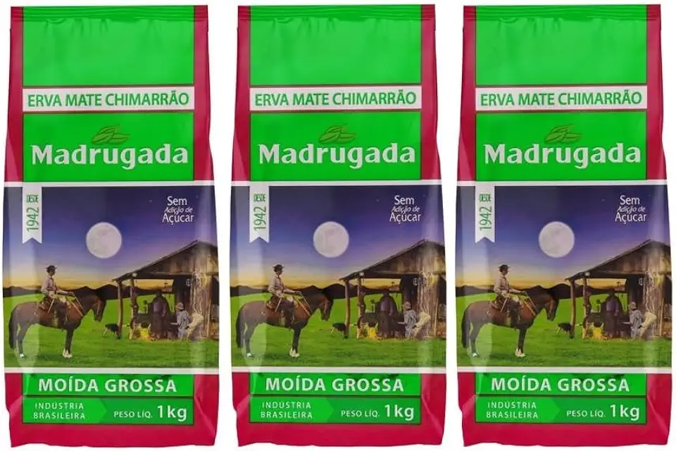 Erva Mate Madrugada Moída Grossa 3KG
