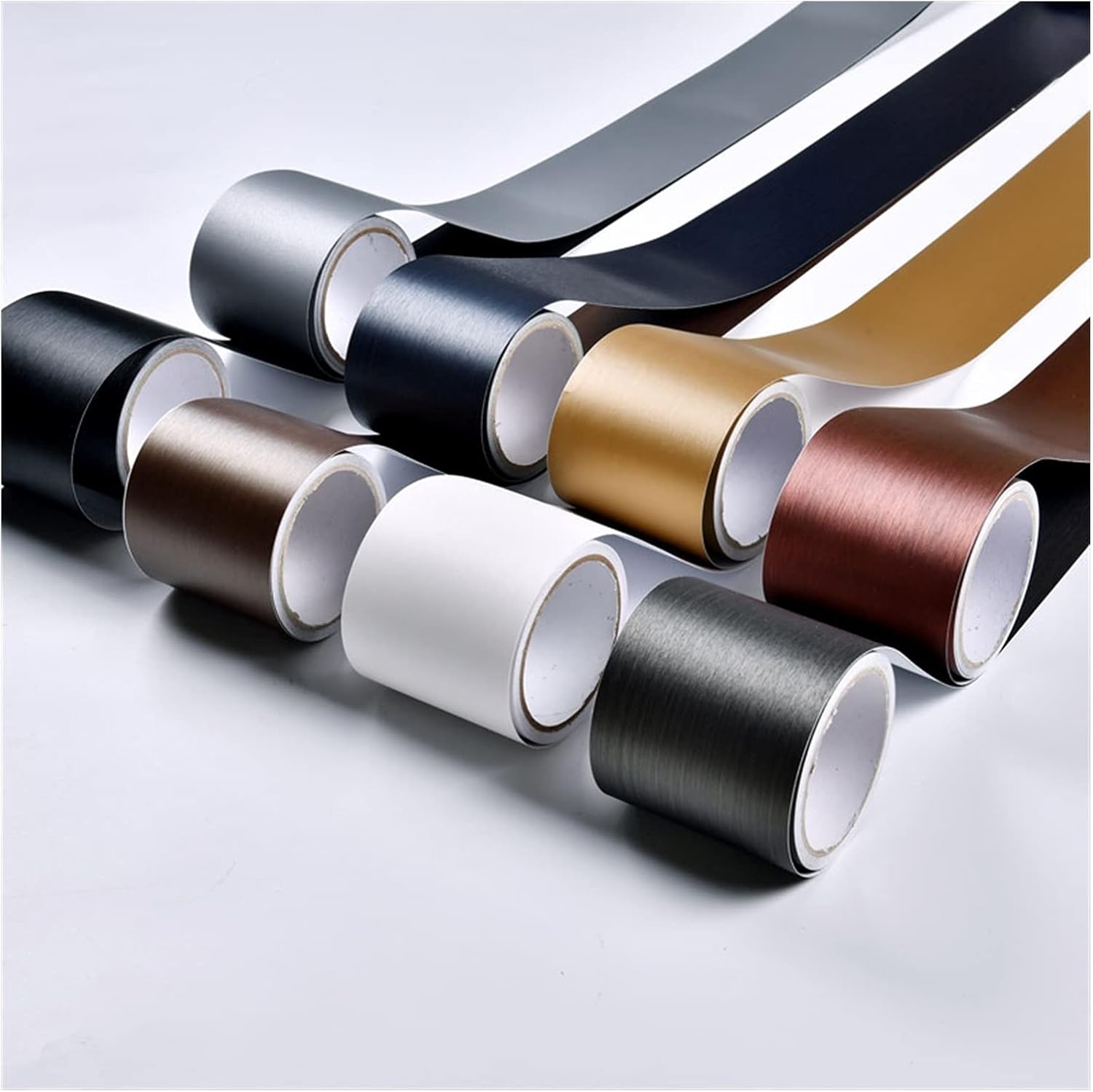 Wallpaper Borders self Adhesive， Waist Line Wall Sticker Self Adhesive Baseboard Wallpaper Border Roll Bathroom Decals Home Decor Film(9)