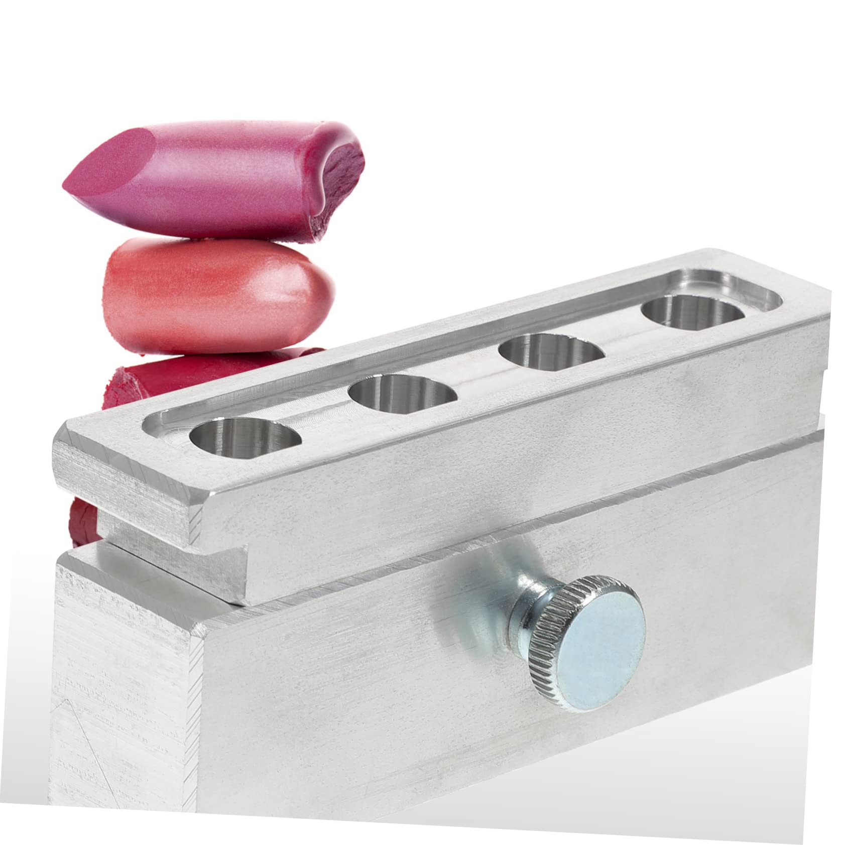 Angoily Kit Per Rossetto 4 in Alluminio Per Rossetto Per Lucidalabbra