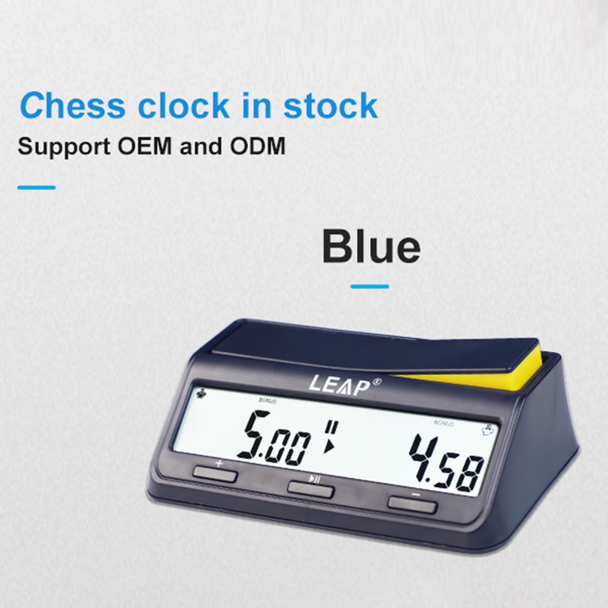 Horloge d'échecs, minuterie numérique, compteur ascendant et descendant avec retard bonus et fonction d'alarme pour jeu d'échiquier professionnel