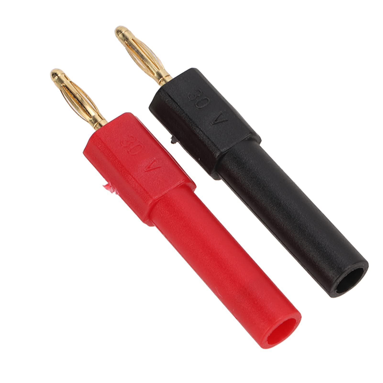 Set 5 Adattatori Spina Banana 2mm-4mm per Collegamenti Elettrici Circuiti Test e Laboratorio Elettronico