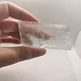 80g-120g Optical Calcite Iceland Spar Mineral Healing Raw Stones Rough Rock Crystals for Tumbling,Cabbing - Bulk Mineral