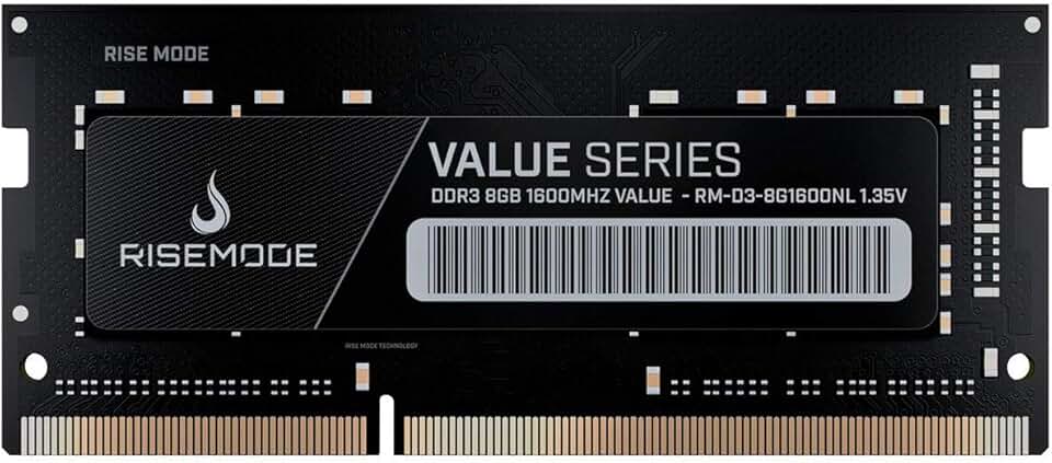 Memória RAM para Notebook Rise Mode Value Series, 8GB, 1600MHz, DDR3, CL11 - RM-D3-8G1600NL