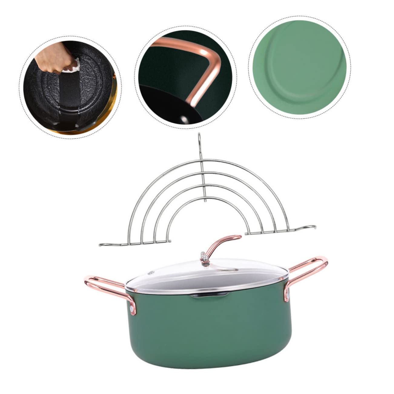 Alipis Bote de Comida Complementaria para Bebés Olla para Sopa y Hogar Sartén de Cocina Color Surtido para Alimentación Infantil Color Aleatorio