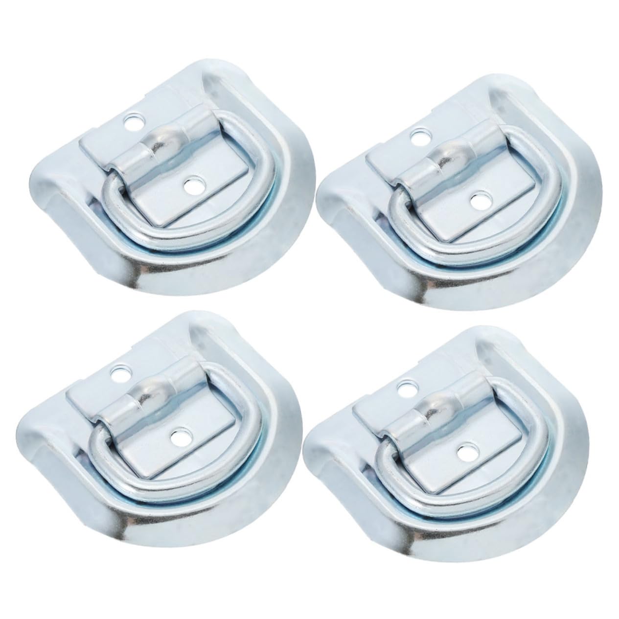 OUNONA 12piezas Anillos De Anclaje Para Remolque Anclajes De Carga De Inoxidable Uso Para Fijar Cargas Camiones Trailers Kayaks y