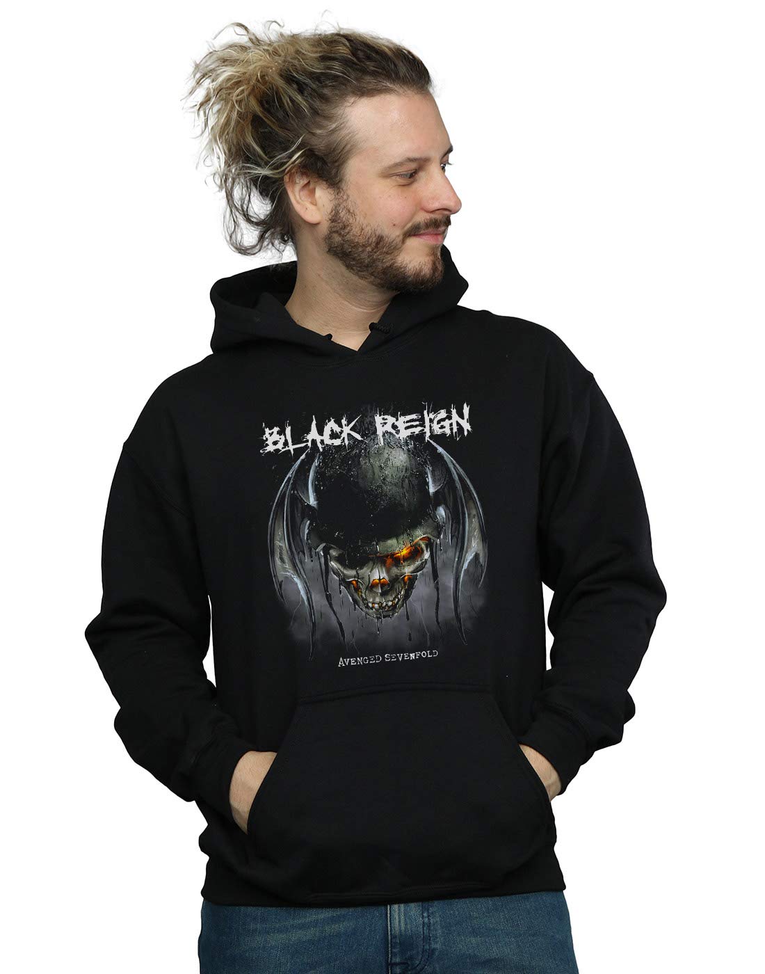 Absolute Cult Avenged Sevenfold Men's Heavy Reign Hoodie Black XXXX-Large