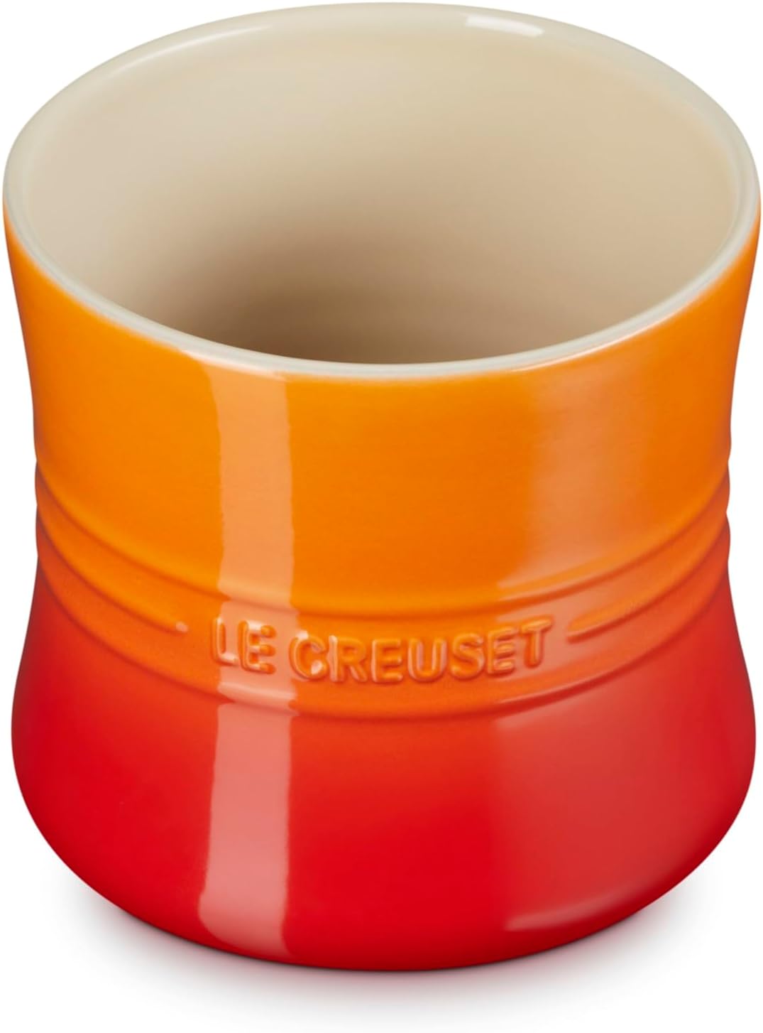 Le Creuset Stoneware Utensil Crock, 2.75 qt., Flame
