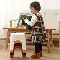 Vista 7 de LIFKOME Taburete de plástico de un solo paso para niños, taburete de baño antideslizante para el hogar, oficina, garaje