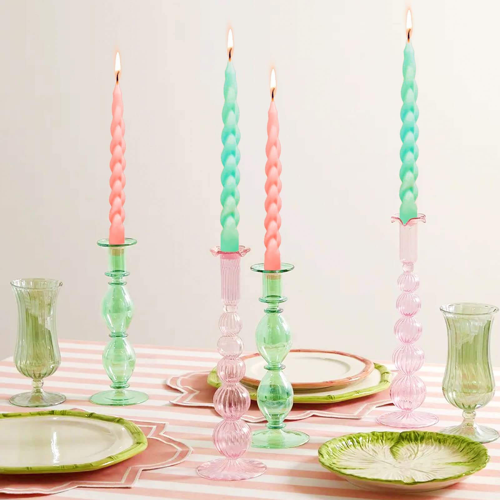 EuTengHao Moule à Bougies En Silicone Cylindrique & Hexagonal - 6 Pièces Réutilisables Pour DIY, Décoration & Cadeaux