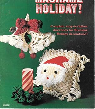 Pamphlet Macrame Holiday! Christmas Craft Booklet Book