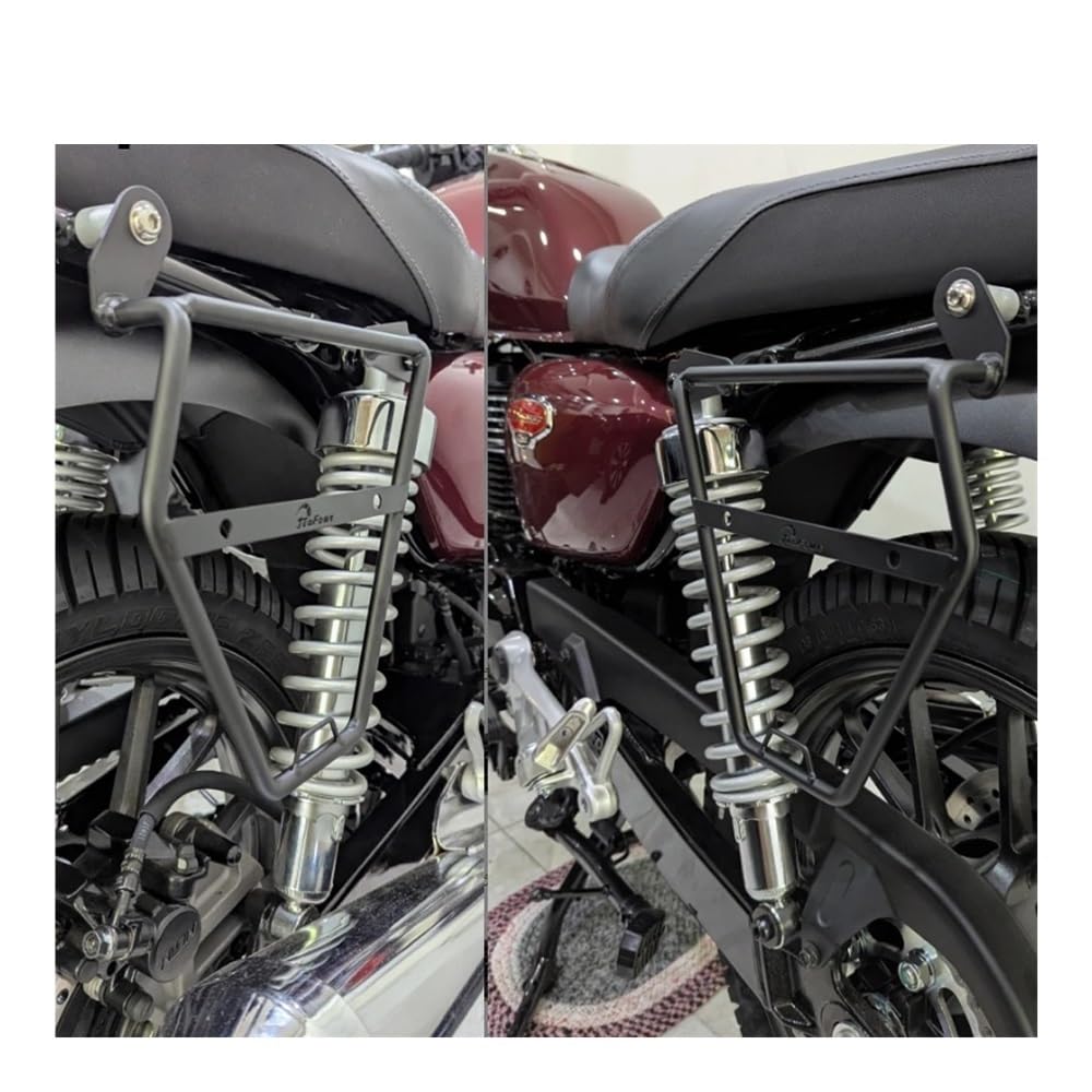 per CB350 per Hness per GB350 2021-2024 Supporto per Borsa da Baule Laterale Sella per Moto Staffa di per(Right Side)