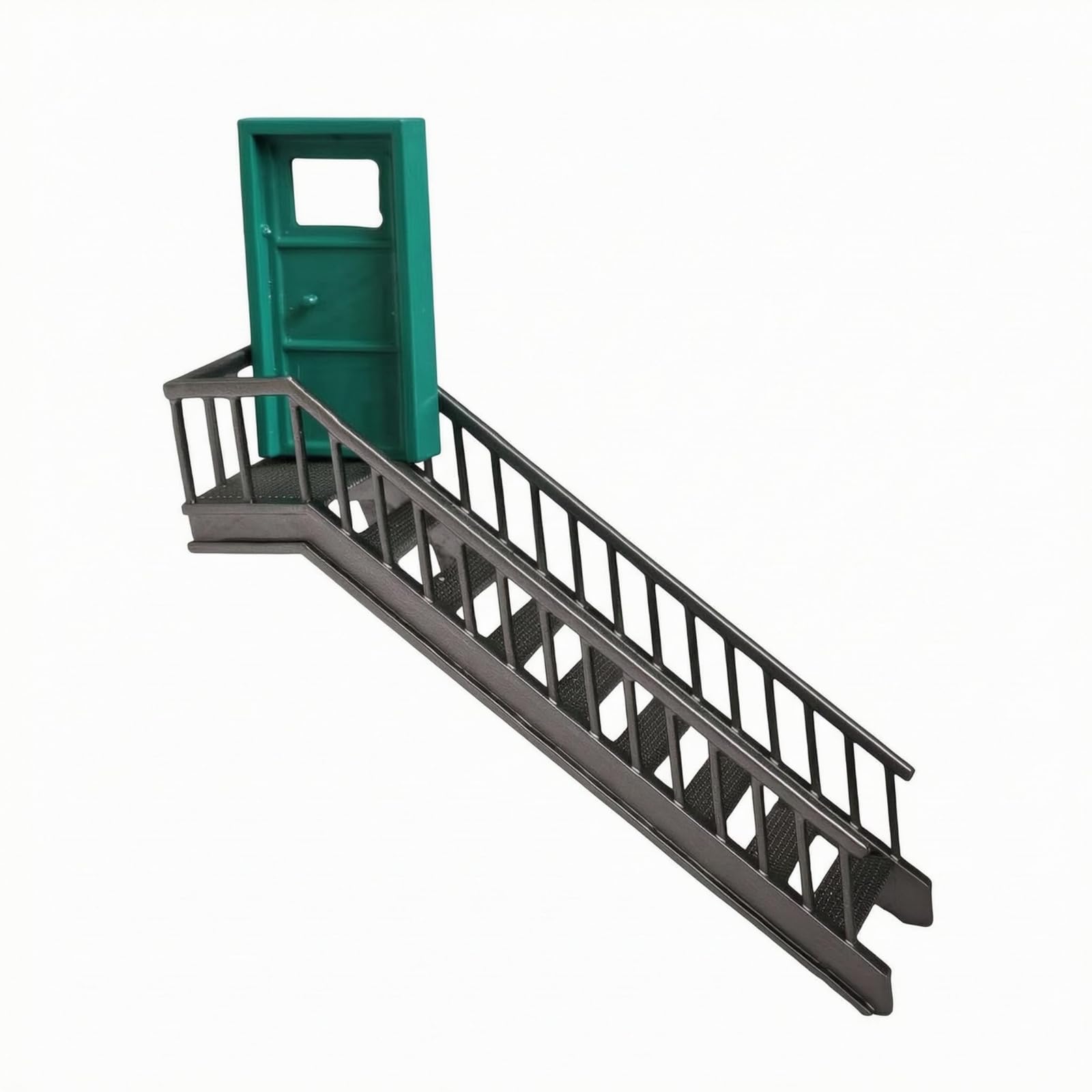1:64 Scale Miniature Staircase Model Detailed Resin Stairs Model Railings Scene Setting Staircase Steps for Scene Decoration, A05-image-25