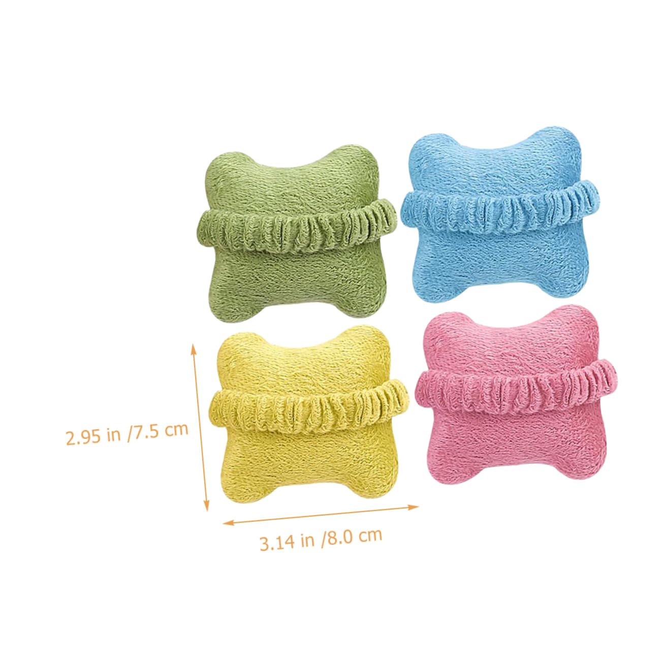 Operitacx 5 Set Supporto Da Polso Da Tavolo Piccolo Cuscino Da Polso Per Decompressione Mouse 4 Pezzi Tastiera Meccanica Senza Fili Mouse Cablato Mouse Da Gioco Cotone Di Seta 4 Pezzi * 5