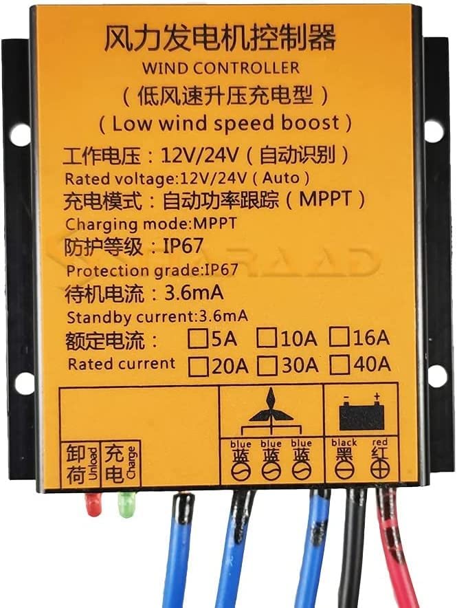 Amazon.co.jp: 8000W MPPT防水充電コントローラー、12 / 24V/48V