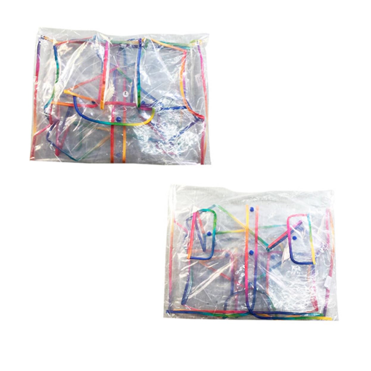 BESPORTBLE impermeabile trasparente chiaro poncho vello cappotti copertina cagoule cappe impermeabili hood kiddikutter impermeabile portatile impermeabile per con cappuccio Colorful