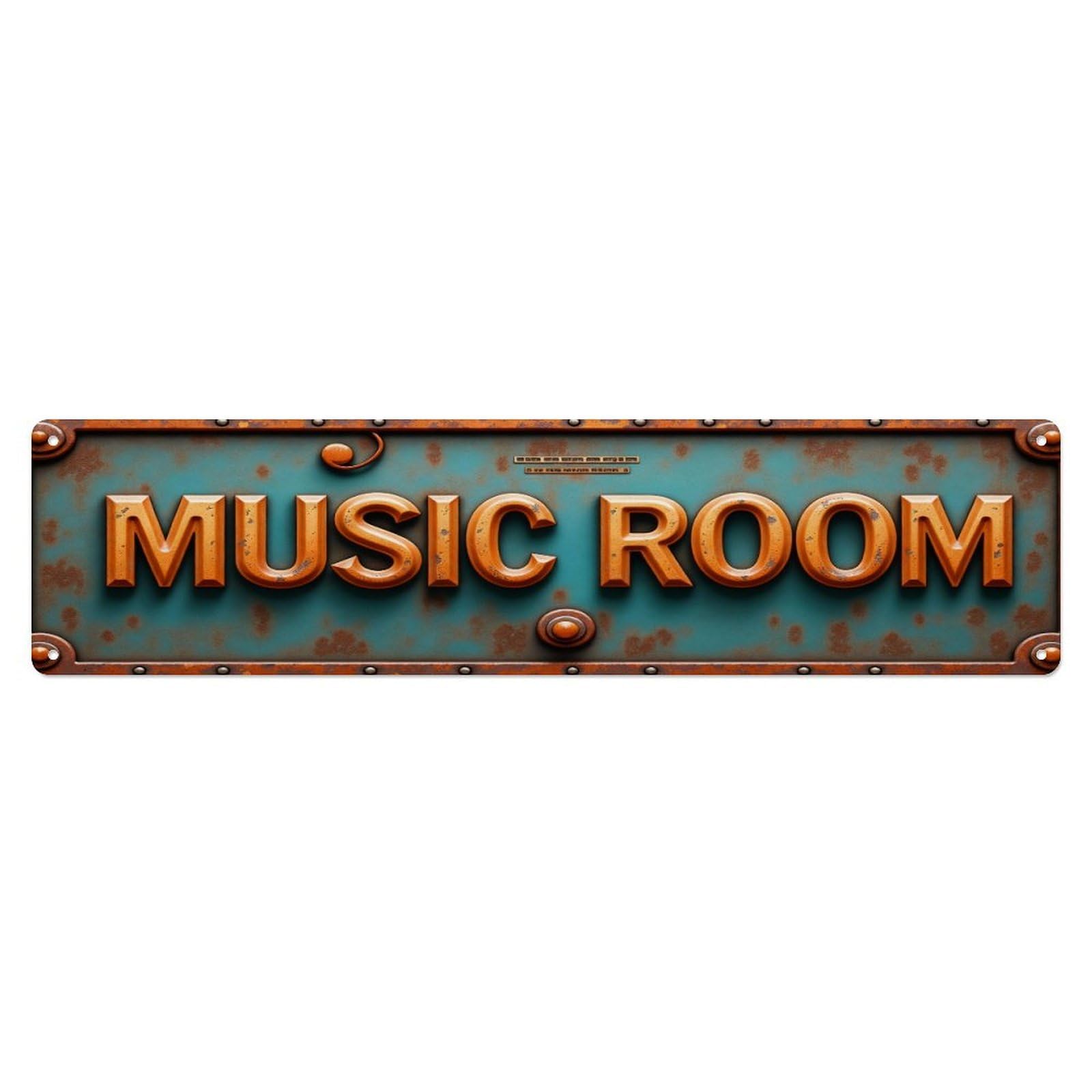 Rusty Metal Sign With Bold Text Tin Sign Vintage Metal Sign Home Bar Garden Indoor & Outdoor Wall Decor Retro Metal Poster 4x16 Inch