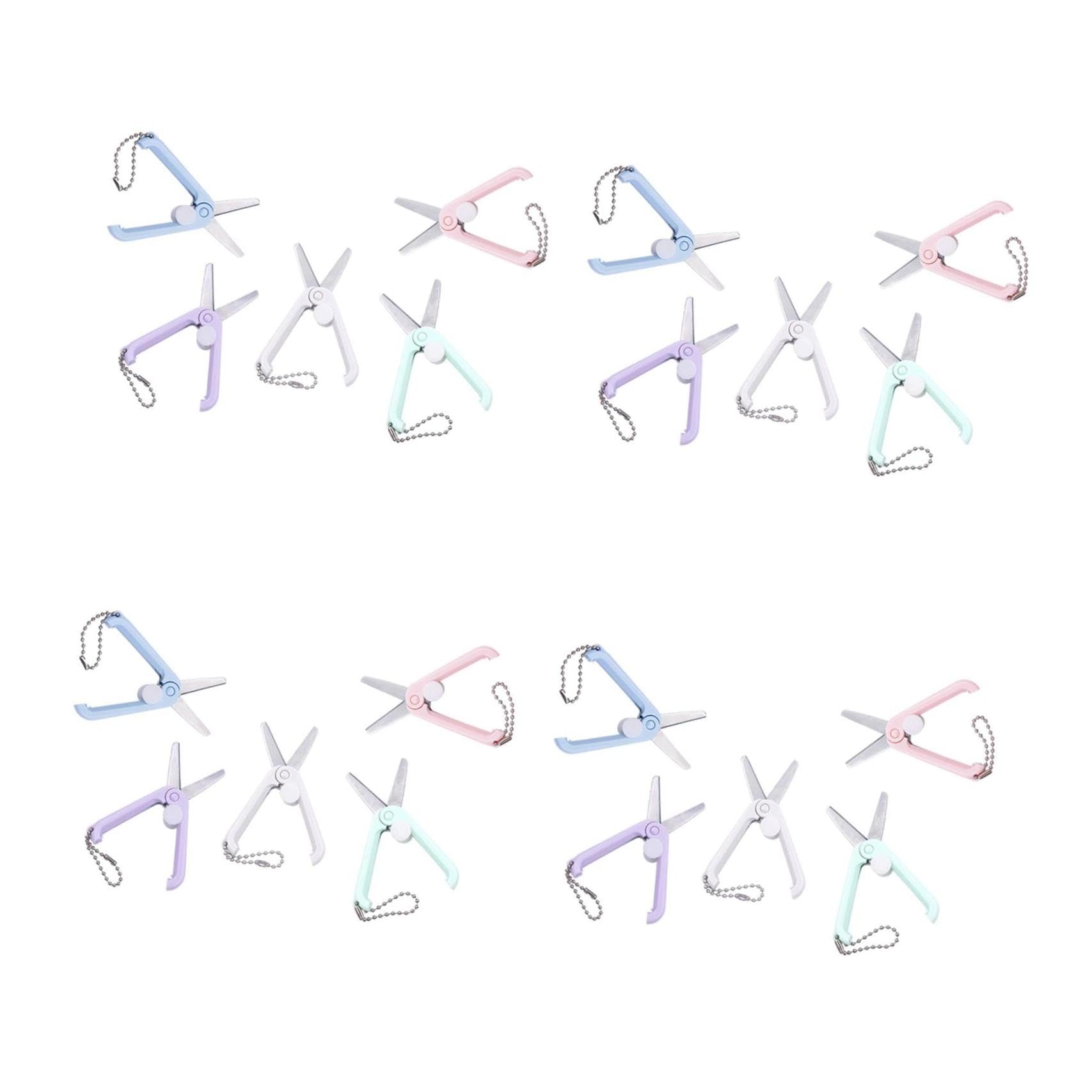 4 Ensembles Ciseaux De Bricolage Ciseaux Fantaisie Pour Machine À Broder Coupe-Décoration De Coupe De Fil D'Artisanat Pour Enfants 5 pièces * 4