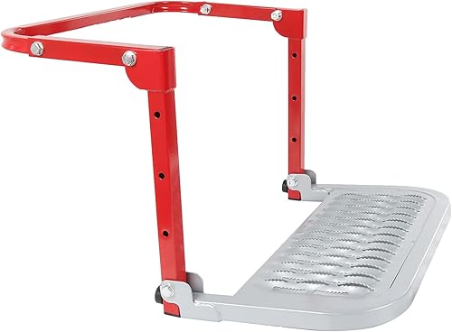 Miniatura 8 de Escalón de neumático plegable y resistente para camión, SUV y RV, ajustable, se adapta a la mayoría de neumáticos de 10.2 a 14.4 pulgadas