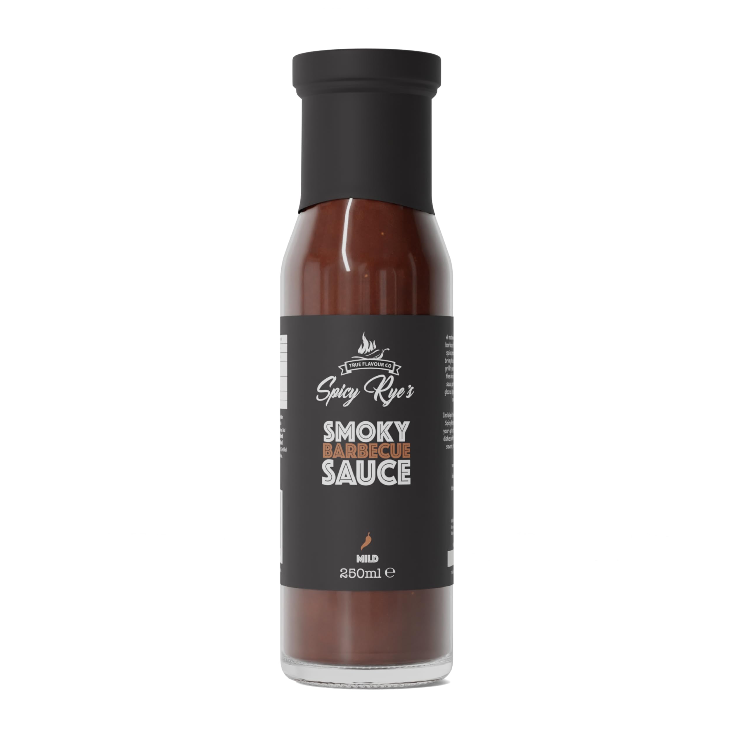 Smoky BBQ Sauce 250ml - Smooth, Smokey American-Style BBQ Sauce with Tomatoes, Honey & Smoked Paprika - For Dipping & Marinading
