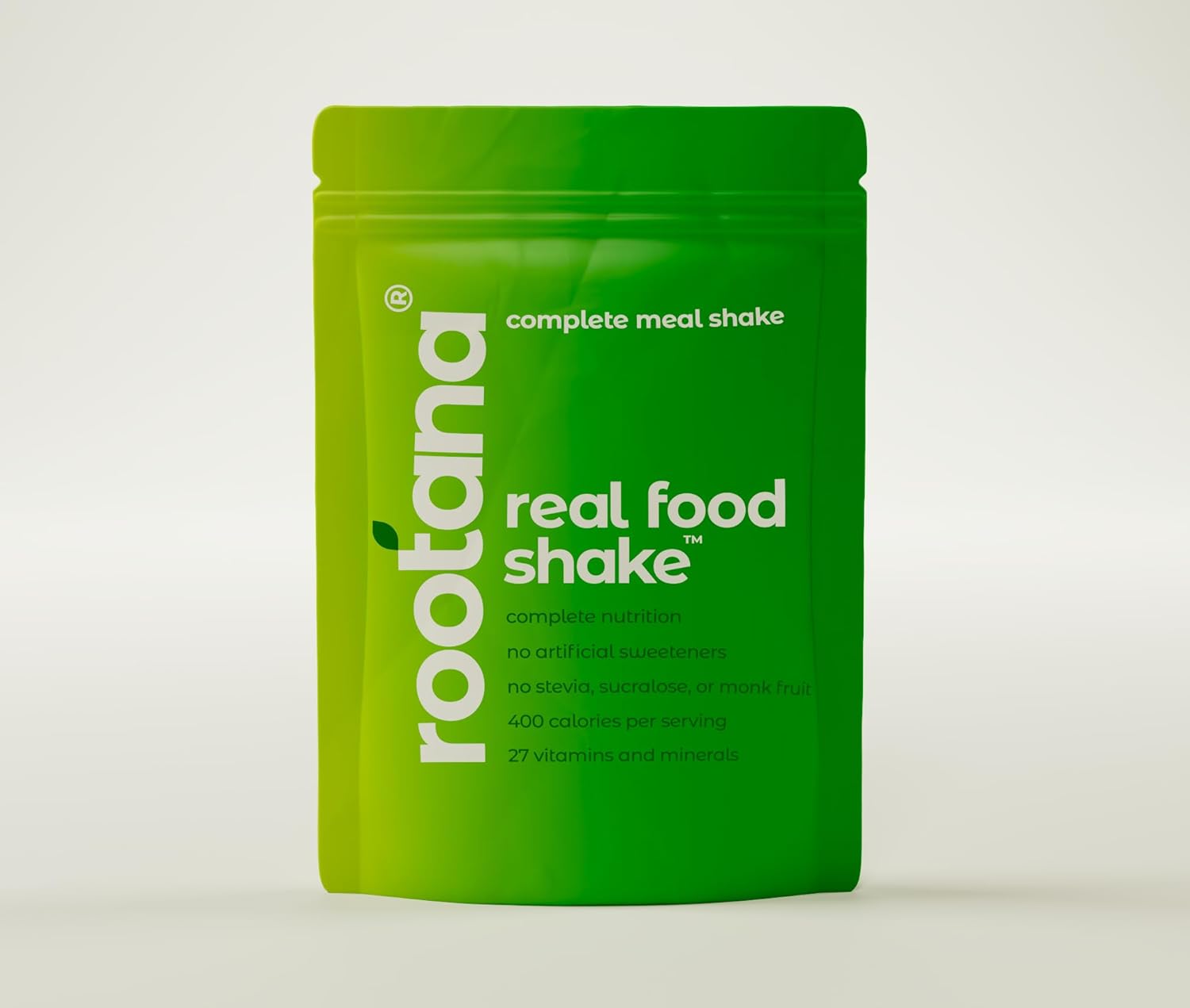 Rootana Complete Meal Replacement Shake - Dark Chocolate Flavor - Vegan Meal Shake and Protein Powder with Real Food Ingredients - Real Food Taste - No Stevia, No Sucralose, No Artificial Sweeteners - 14 Servings