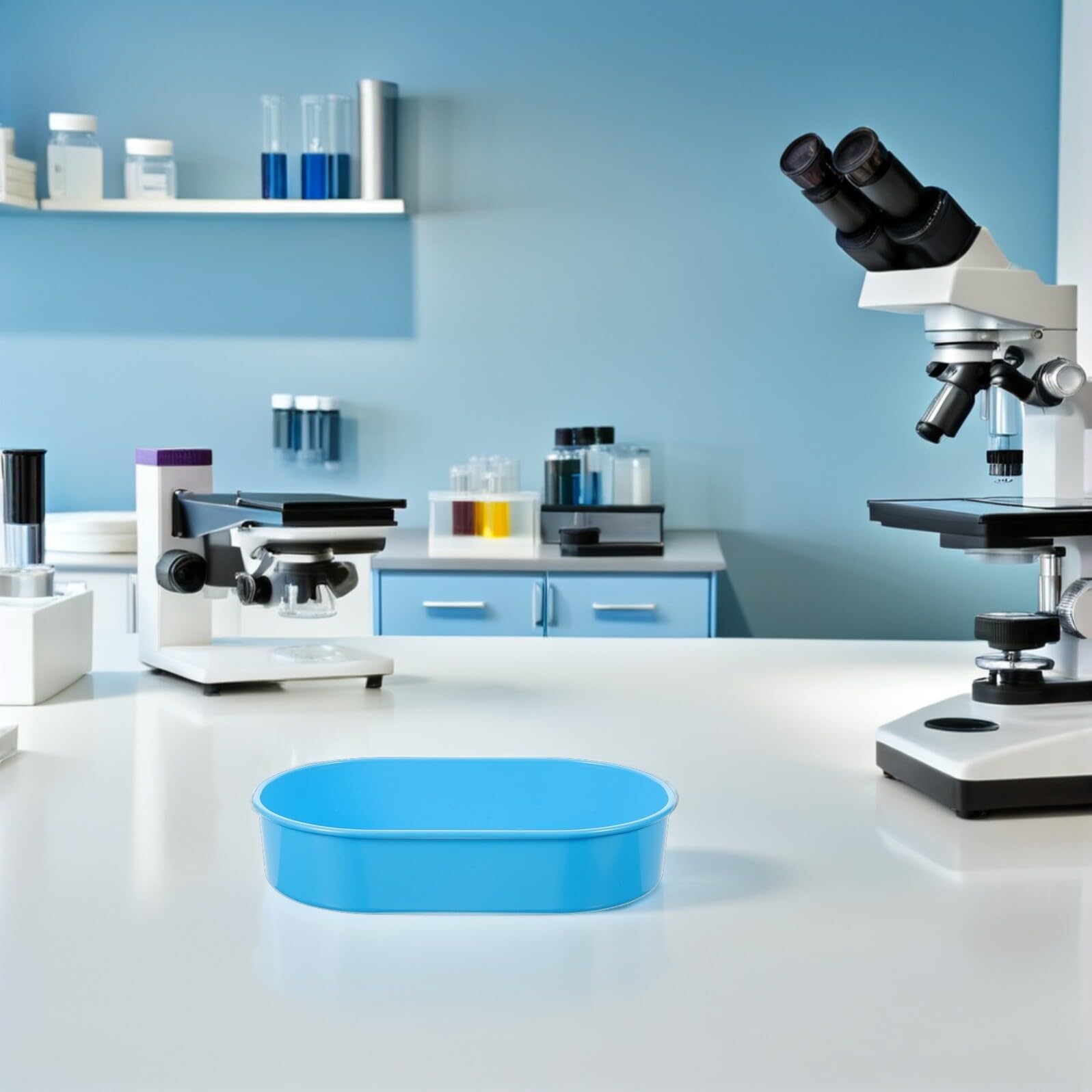 2 Stück Medikamenten Tablett Organizer aus Robustem Kunststoff Kleines Pillen Sortierbrett für Klinik und Vielseitiges Tabletten Tablett zur Medikamentenverteilung und