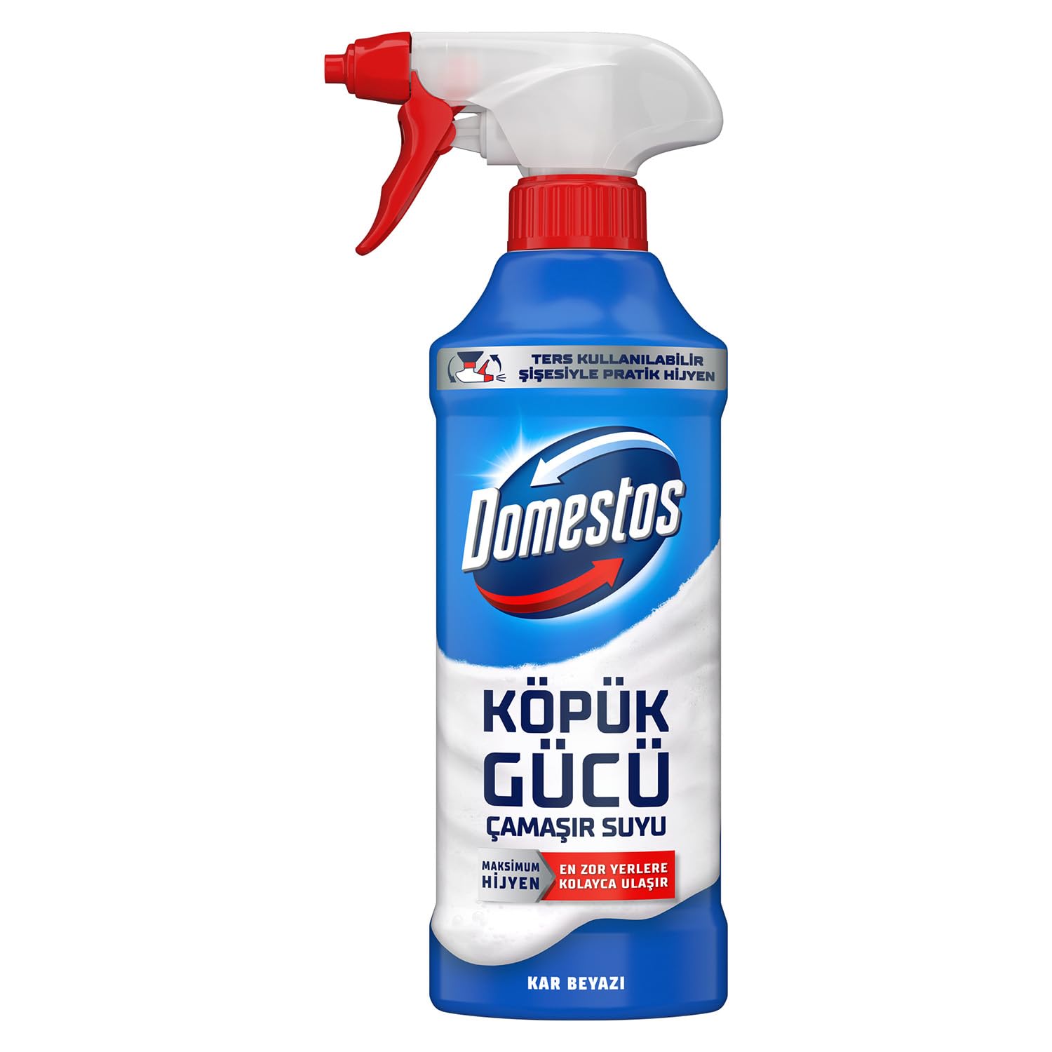 Domestos Köpük Gücü Köpük Çamaşır Suyu Beyaz Sabun 450 ml, Beyaz Sabun Köpük Gücü