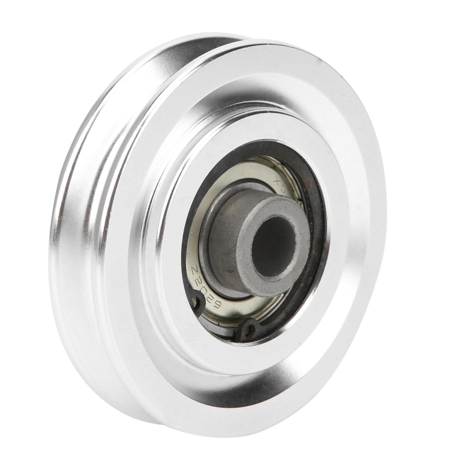 MechKit Gym Pulley Wheel, Aluminum Alloy Strength Training Equipment Bearing Rope Pulley (Diameter 70mm)