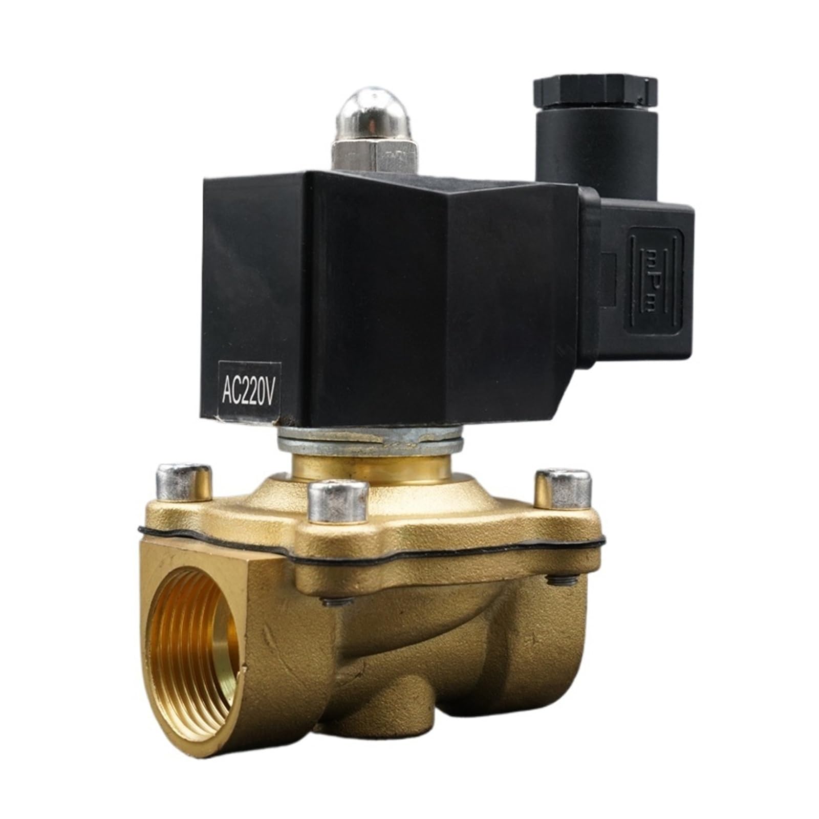 Électrovanne laiton anti fuite NF 1-1/4 220V pour automatiser l'arrosage et l'eau