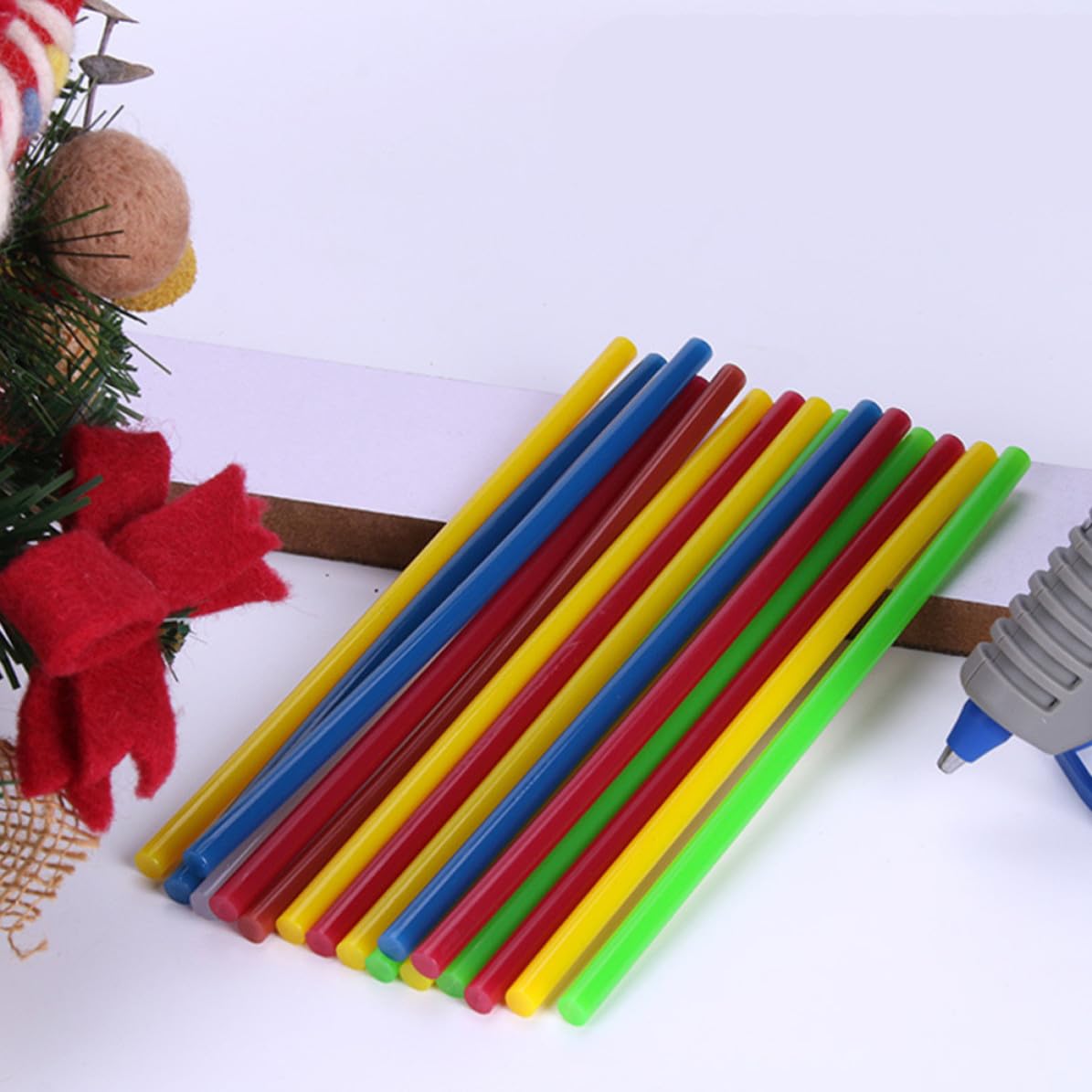 Hot Melt Glue Sticks Colorful 100pcs Bulk for DIY Crafting Projects